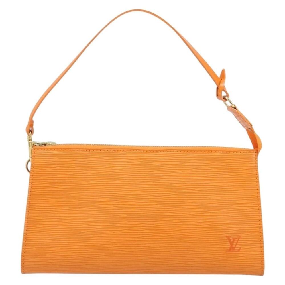Louis Vuitton Epi Pochette Accessoires Pouch Orange Mandarin